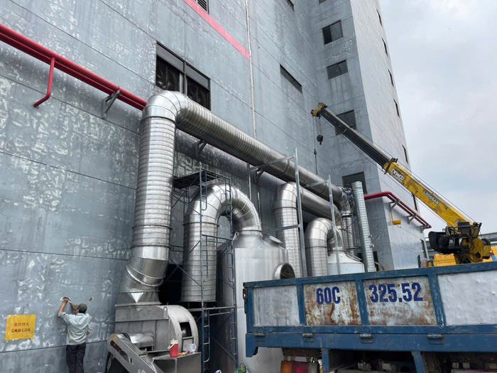 hệ thống tháp lọc hấp thụ công nghiệp