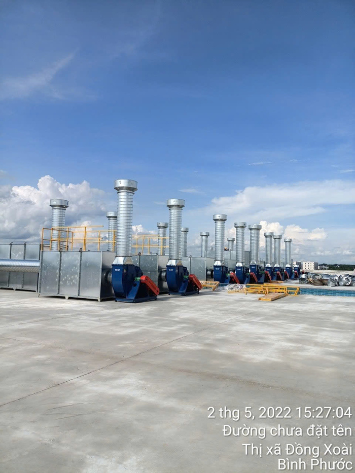 hệ thống xử lý khí thải bụi sơn