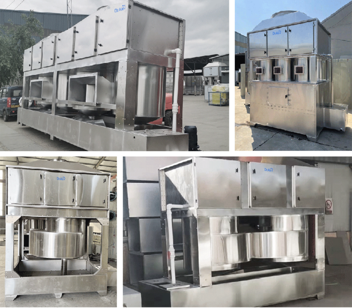 tháp phun lốc xoáy khí nén