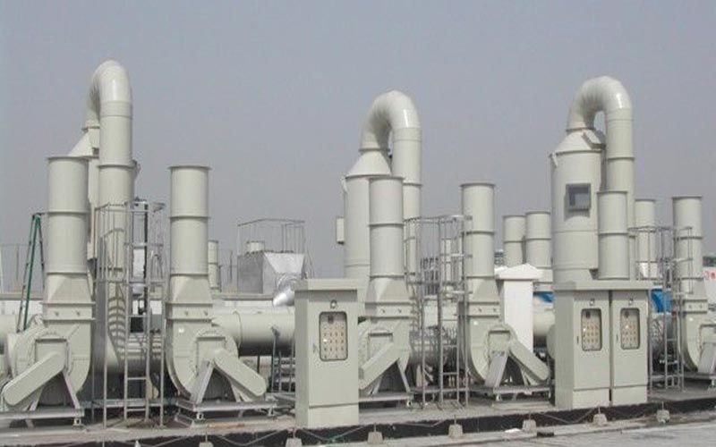 hệ thống xử lý khí thải lò hơi 1