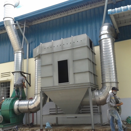 Hệ thống hút bụi sơn