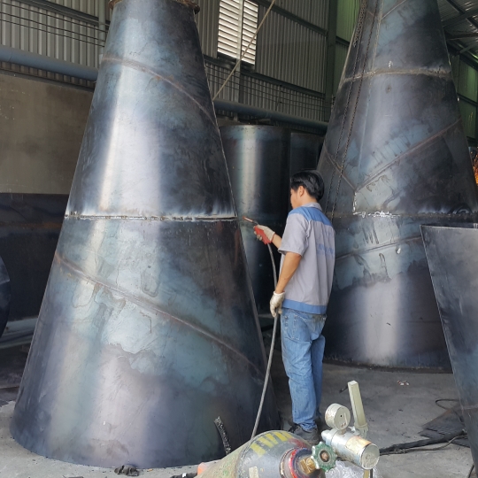 Tháp khử mùi và bồn khử bụi 